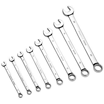 MAXPOWER Combination Wrench Set (8mm - 22mm), Metric, 8 pc