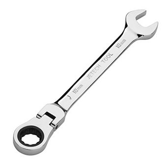 Jetech 18mm Flexible Head Gear Wrench, Metric