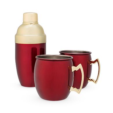 Red Mule Mug & Cocktail Shaker Gift Set by Twine®