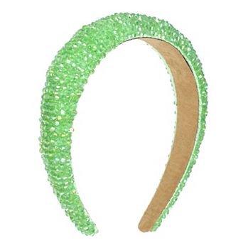 Rhinestone Headband Bling Headband Accessories for Women 1.18 Inch Wide