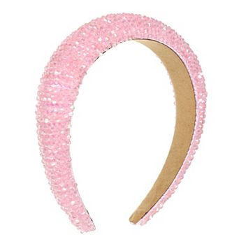 Rhinestone Headband Bling Headband Accessories for Women 1.18 Inch Wide