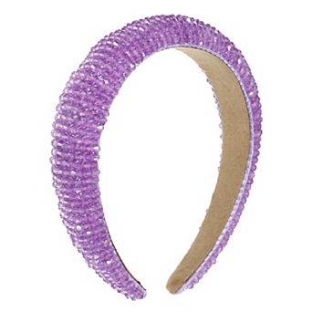 Rhinestone Headband Bling Headband Accessories for Women 1.18 Inch Wide