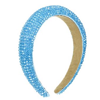 Rhinestone Headband Bling Headband Accessories for Women 1.18 Inch Wide