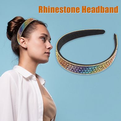 Women Rhinestone Headband Bejewelled Hairband for Girl Ladies