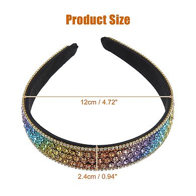 Women Rhinestone Headband Bejewelled Hairband for Girl Ladies
