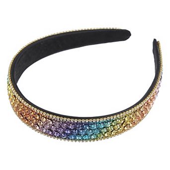 Women Rhinestone Headband Bejewelled Hairband for Girl Ladies