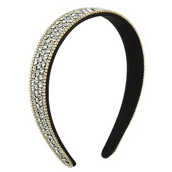 Women Rhinestone Headband Bejewelled Hairband for Girl Ladies