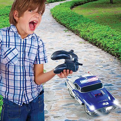 Rc Police Car For Kids With Lights, Sirens, And Easy Control