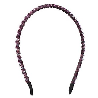 1 pc Rhinestone Hair Hoop Headband Hairband for Women 0.24 Inch Wide