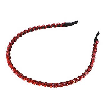 1 pc Rhinestone Hair Hoop Headband Hairband for Women 0.24 Inch Wide