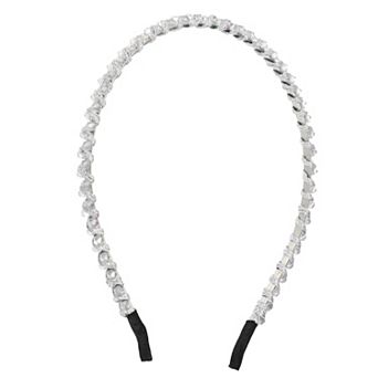 1 pc Rhinestone Hair Hoop Headband Hairband for Women 0.24 Inch Wide