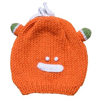 Kid's Beanie Hat Hand-knitted Frog Wool Beanie Cap