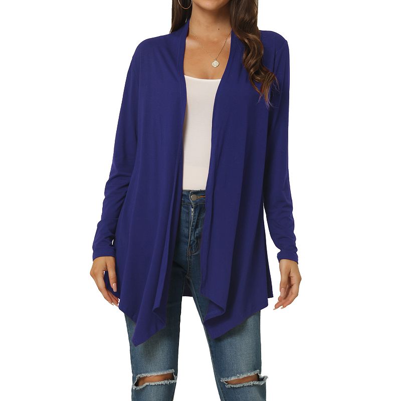 Long Sleeve Tie Front Cardigan Kohls