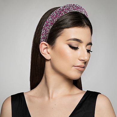Rhinestone Headband Padded Hairband Hair Accessories 1.18"
