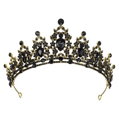 Tiaras and Crowns for Women Red Crowns for Women,Red Tiaras for Women,Gold Crown Royal  main image 3