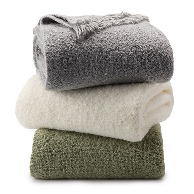 Sonoma Goods For Life® Boucle Fleece Throw Blanket