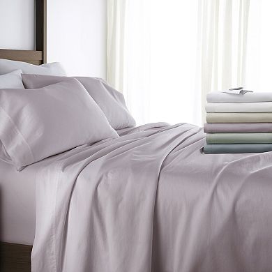 Home Collection Solid Cotton Sheet Set or Pillowcases