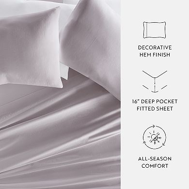 Home Collection Solid Cotton Sheet Set or Pillowcases