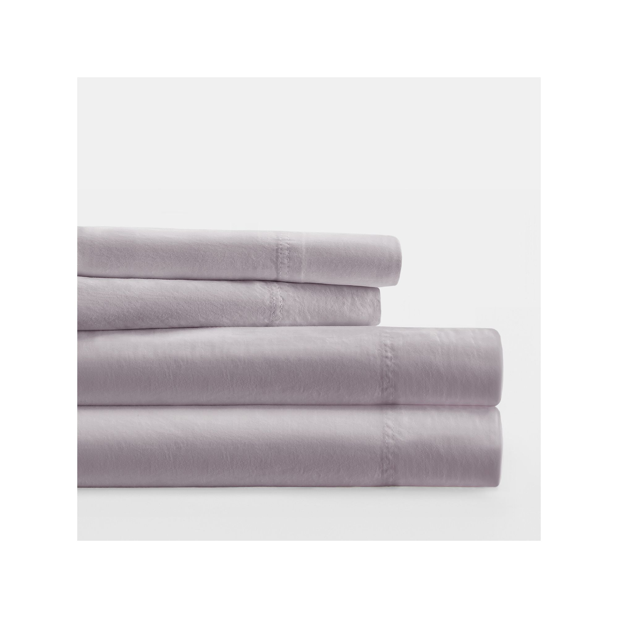 Home Collection Solid Cotton Sheet Set or Pillowcases, Pink