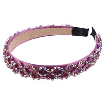 1 pc Rhinestone Headbands Hairband for Women 0.79 Inch Wide