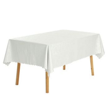 Rectangle Pvc Wrinkle-resistant Washable Suitable Restaurant Table Cover 1 pc 47" X 47"