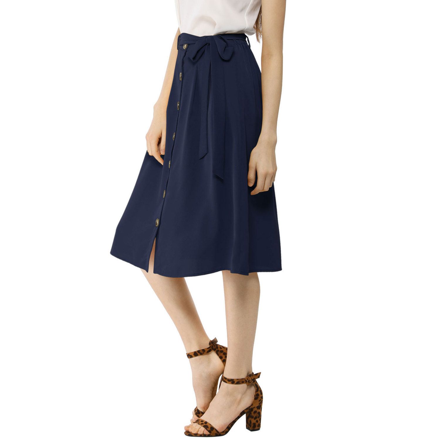 Pleated midi hot sale skirt kohls