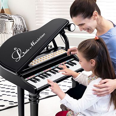 31 Keys Kids Piano Keyboard with Stool and Piano Lid