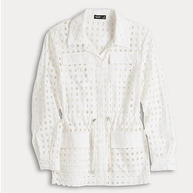 Women's Simply Vera Vera Wang Eyelet Jacket