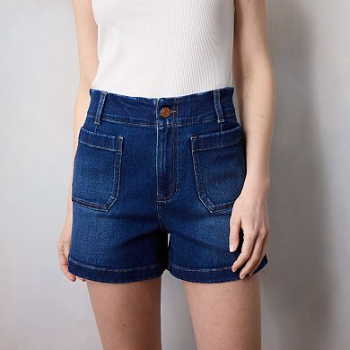 Women's LC Lauren Conrad The Super High Rise Laguna Denim Shorts