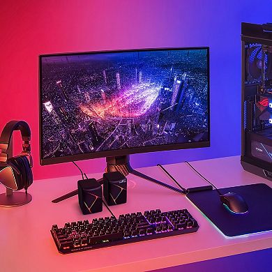 beFree Sound Dual Compact LED Gaming Speakers
