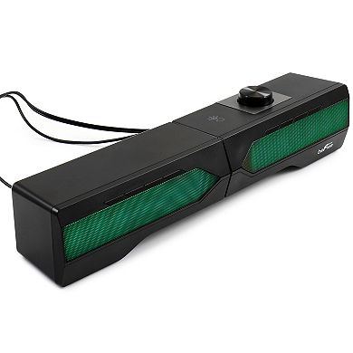 beFree Sound Gaming Dual Soundbar with RGB LED Lights
