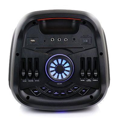 beFree Sound Dual 8 Inch Bluetooth Wireless Portable Party Speaker