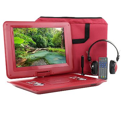 Trexonic 14.1-in. Portable Swivel TFT-LCD Screen DVD Player