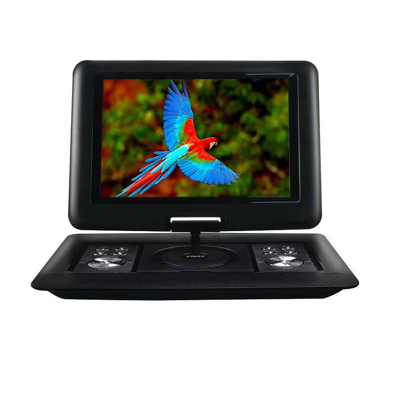 Trexonic 14.1-in. Swivel TFT-LCD Screen Portable DVD Player, Black