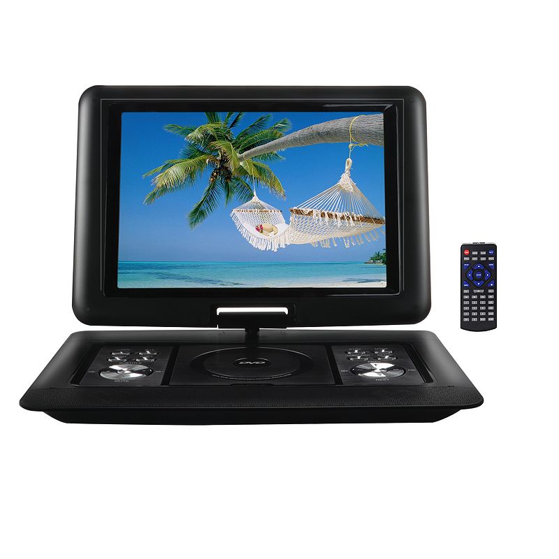 Trexonic 15.4-in. TFT-LCD Portable DVD Player, Black