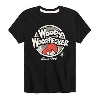 Boys 8-20 Woody Woodpecker Vintage Graphic Tee