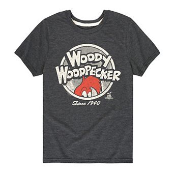 Boys 8-20 Woody Woodpecker Vintage Graphic Tee