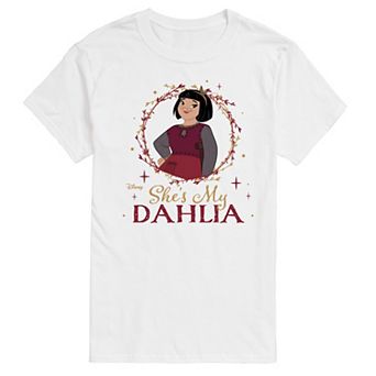 Disney's Wish Big & Tall Shes My Dahlia Graphic Tee