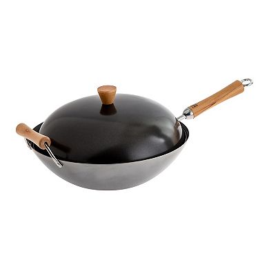 Joyce Chen 4-pc. 14-in. Carbon Steel Wok Set