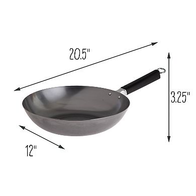 Joyce Chen 12-in. Carbon Steel Frypan