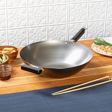 Joyce Chen 14-in. Lightweight Carbon Steel Wok