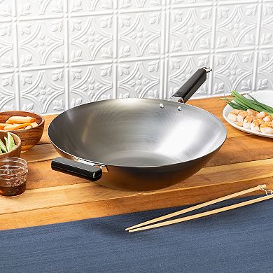 Joyce Chen 14-in. Carbon Steel Wok