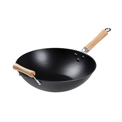 Joyce Chen 14-in. Double Handle Cast Iron Wok
