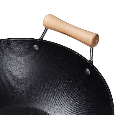 Joyce Chen 14-in. Double Handle Cast Iron Wok