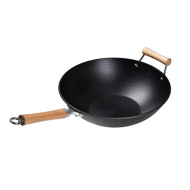 Joyce Chen 14-in. Double Handle Cast Iron Wok