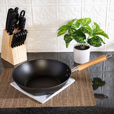 Joyce Chen 11.5-in. Cast Iron Stir Frypan