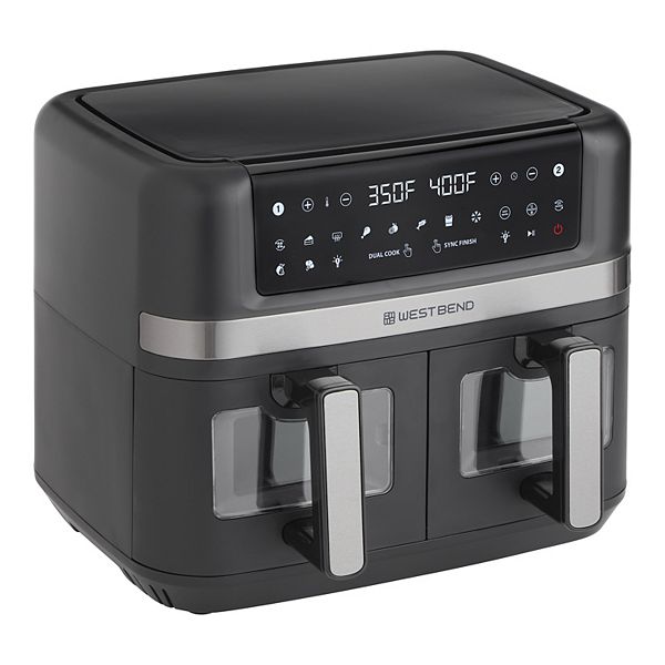 West Bend 10-qt. Double Up™ Air Fryer With 15 Presets & Easy-view Windows