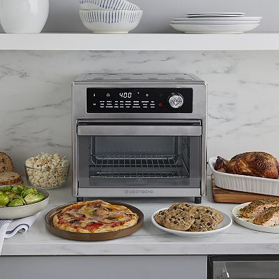 West Bend Stainless Steel XL Air Fryer Oven with 24 Presets