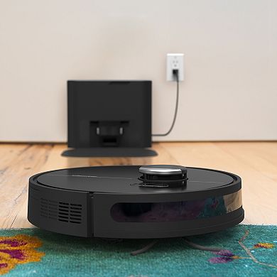 bObsweep Dustin Wi-Fi Connected Self-Emptying Robot Vacuum and Mop