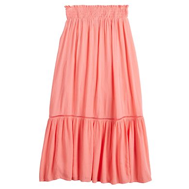 Girls 6-20 SO?? Button-Front Maxi Skirt in Regular & Plus Size